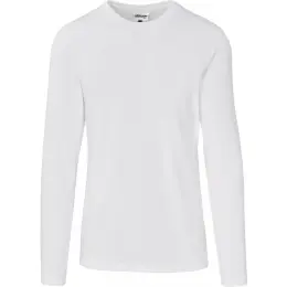 Mens Long Sleeve All Star T-Shirt White Front